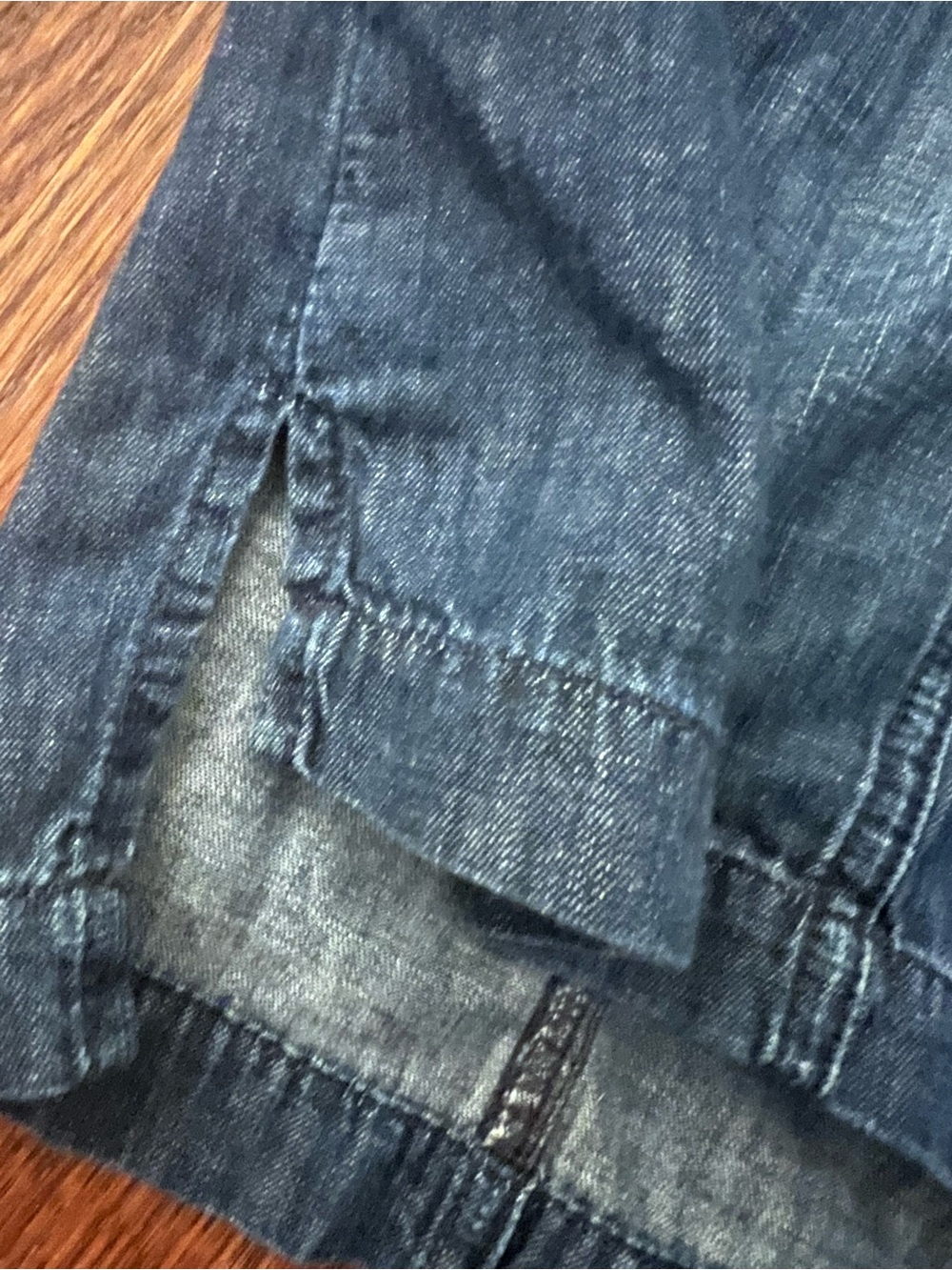 Madewell Dark Indigo Denim tunic dress with Brand Label. XS - Picture 8 of 11